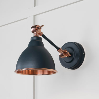 From The Anvil Smooth Copper Brindley Wall Light