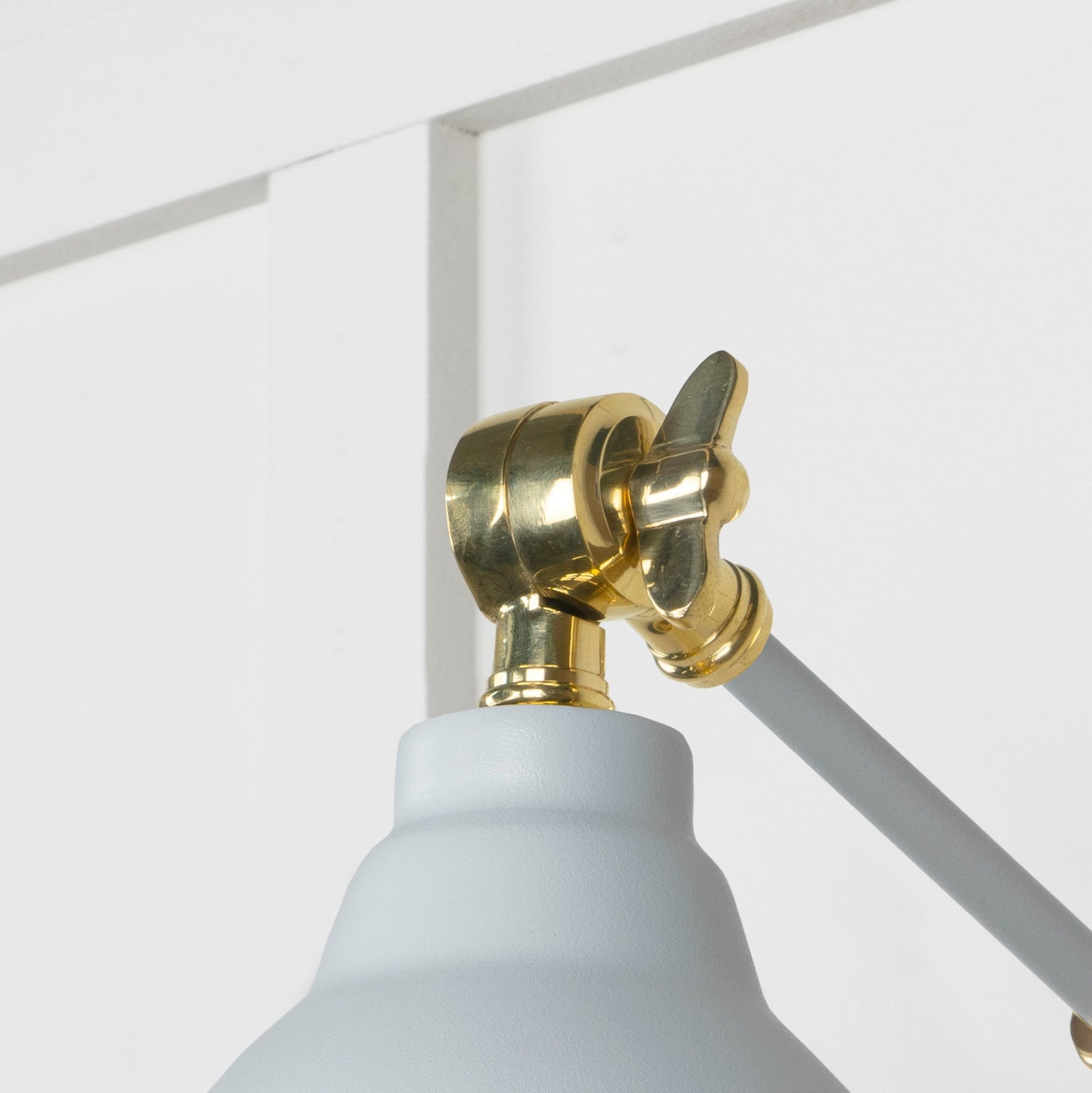From The Anvil Smooth Brass Brindley Wall Light