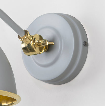 From The Anvil Smooth Brass Brindley Wall Light