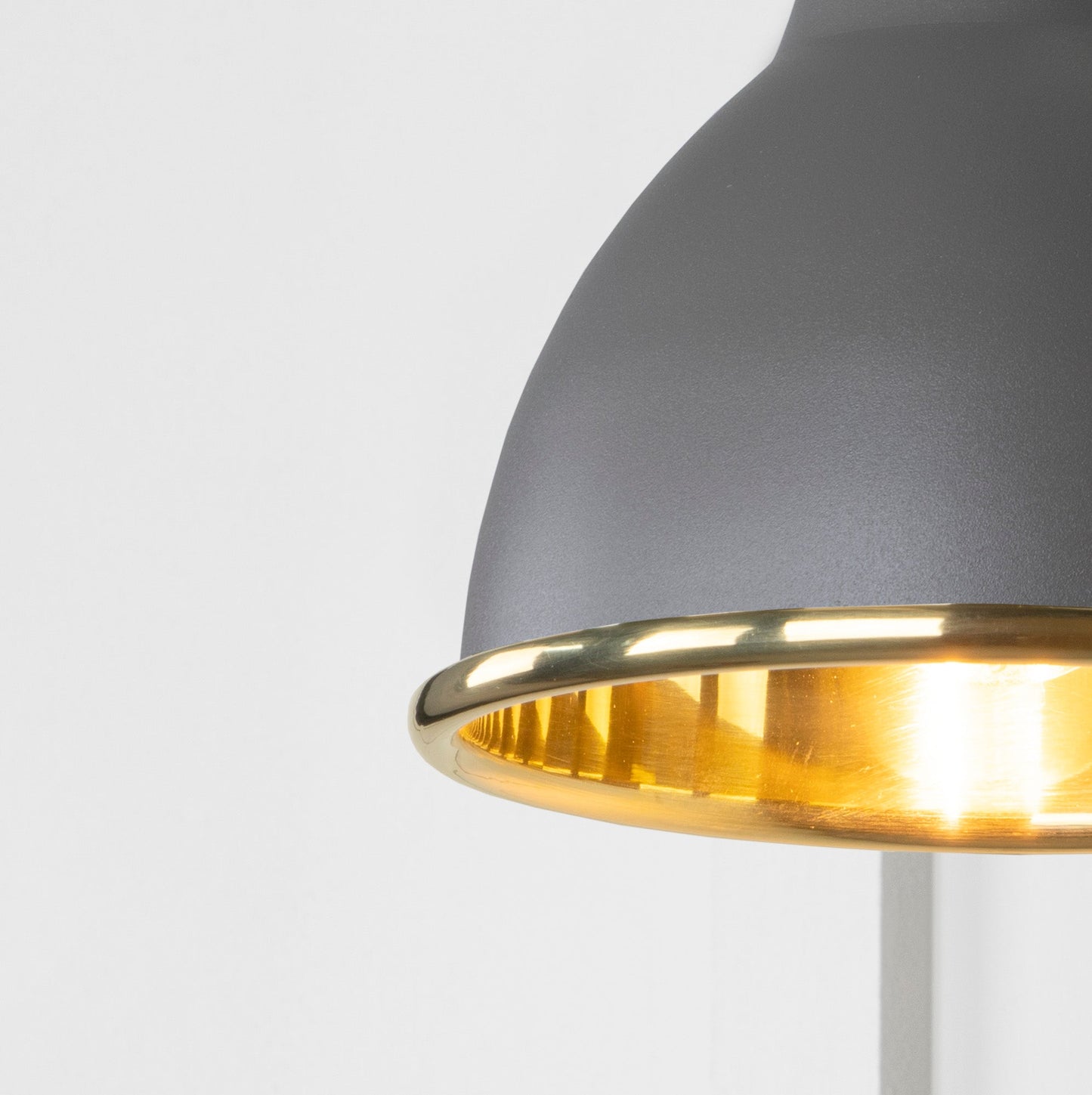 From The Anvil Smooth Brass Brindley Wall Light