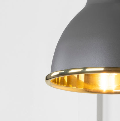 From The Anvil Smooth Brass Brindley Wall Light