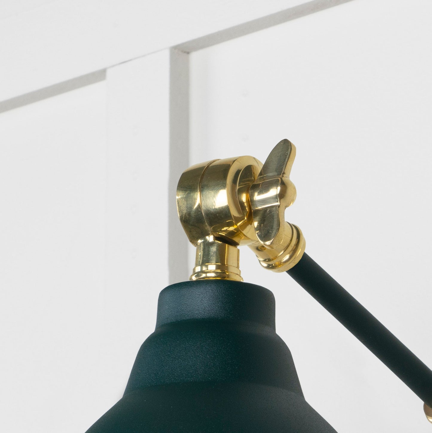 From The Anvil Smooth Brass Brindley Wall Light