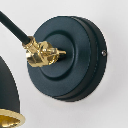 From The Anvil Smooth Brass Brindley Wall Light