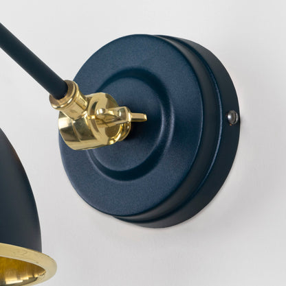 From The Anvil Smooth Brass Brindley Wall Light
