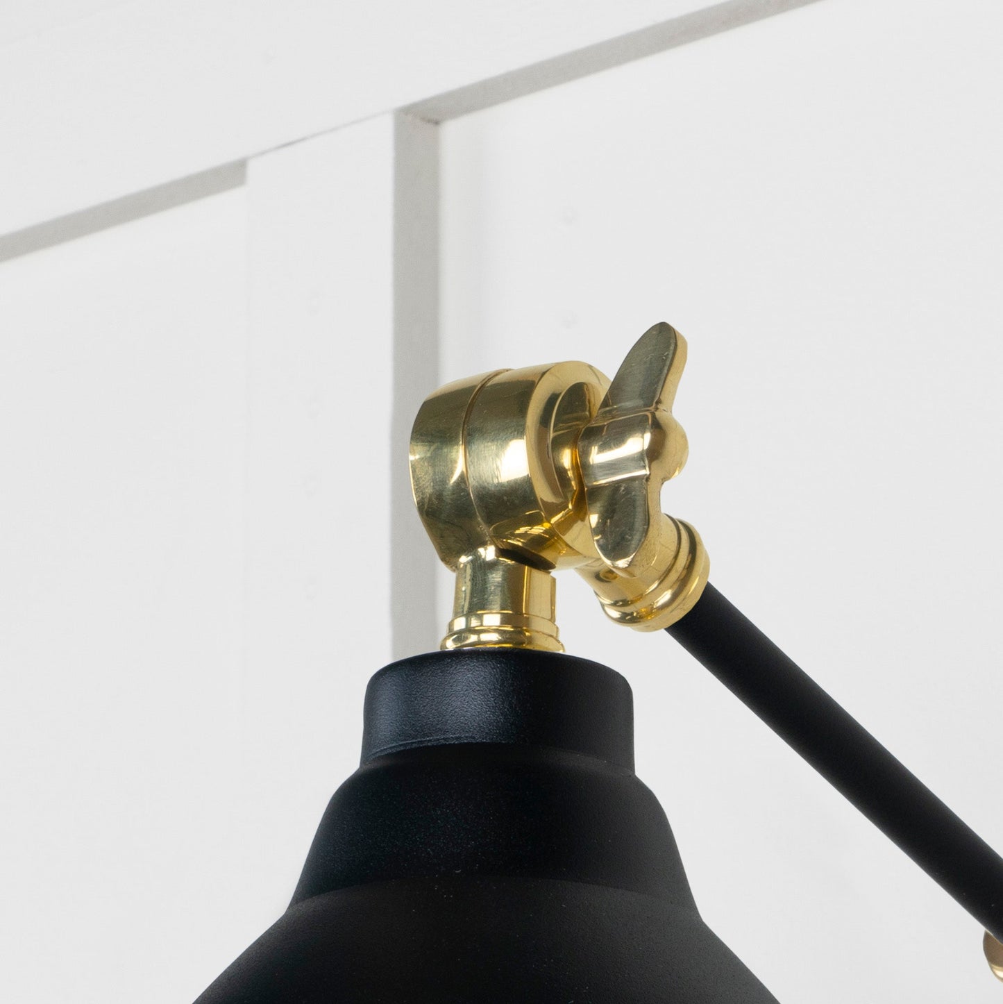 From The Anvil Smooth Brass Brindley Wall Light