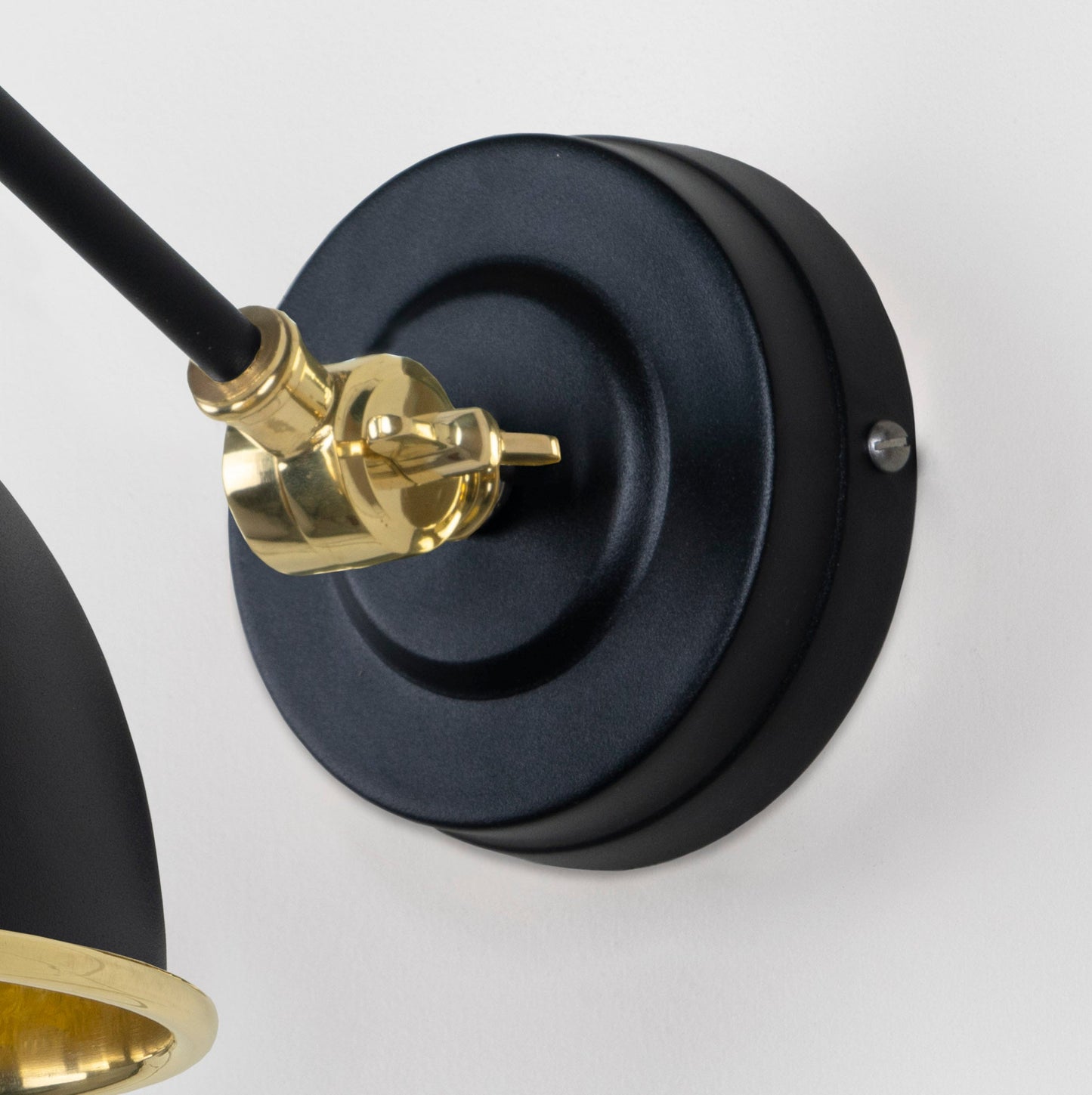 From The Anvil Smooth Brass Brindley Wall Light