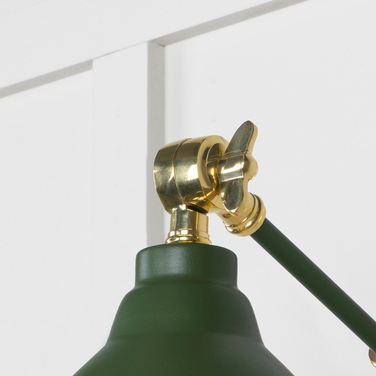 From The Anvil Smooth Brass Brindley Wall Light