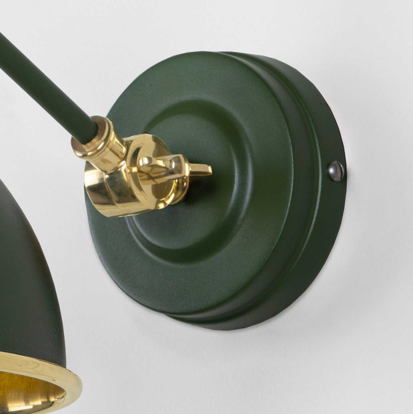From The Anvil Smooth Brass Brindley Wall Light