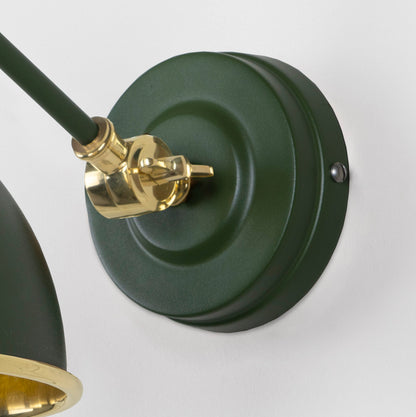From The Anvil Smooth Brass Brindley Wall Light