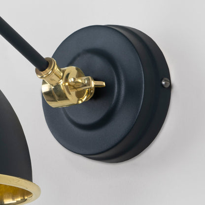 From The Anvil Smooth Brass Brindley Wall Light