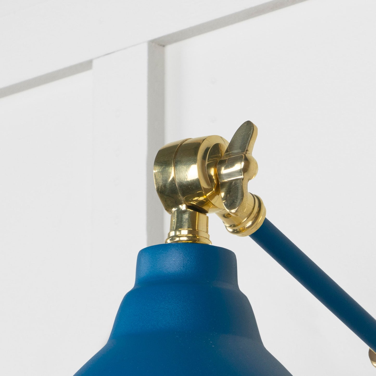 From The Anvil Smooth Brass Brindley Wall Light