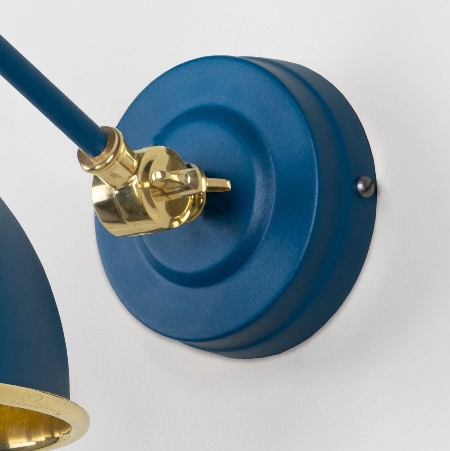 From The Anvil Smooth Brass Brindley Wall Light