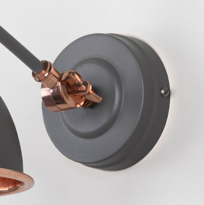 From The Anvil Hammered Copper Brindley Wall Light