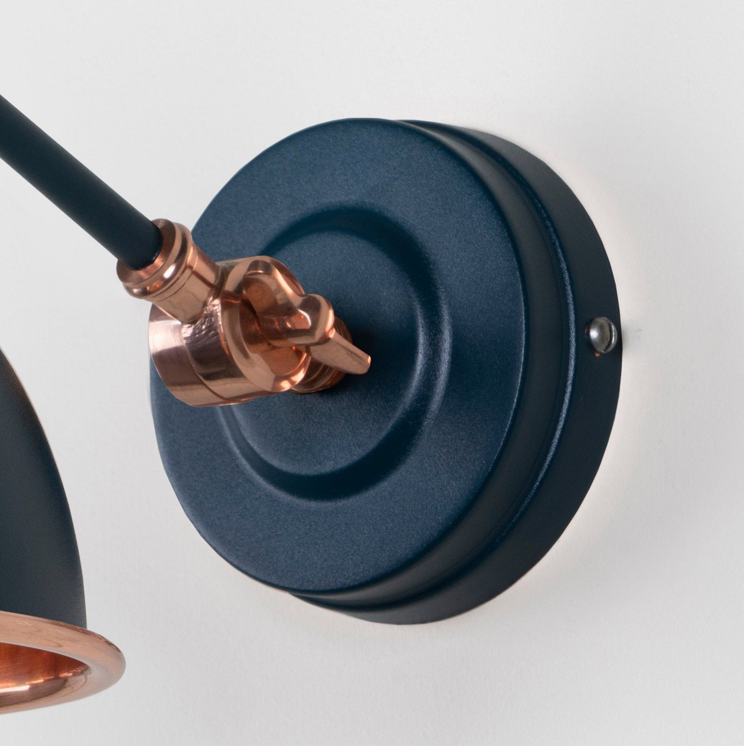 From The Anvil Hammered Copper Brindley Wall Light