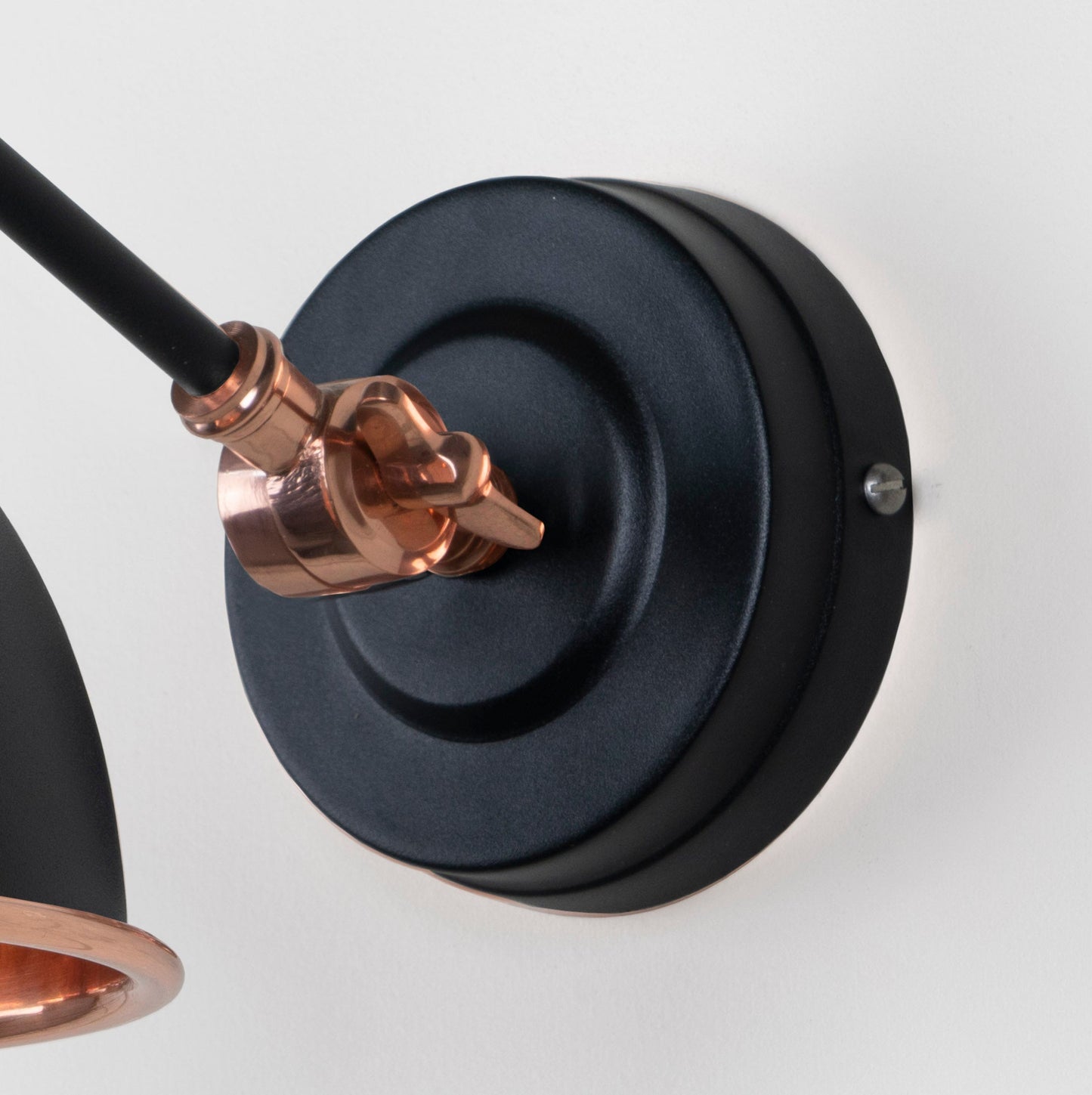 From The Anvil Hammered Copper Brindley Wall Light