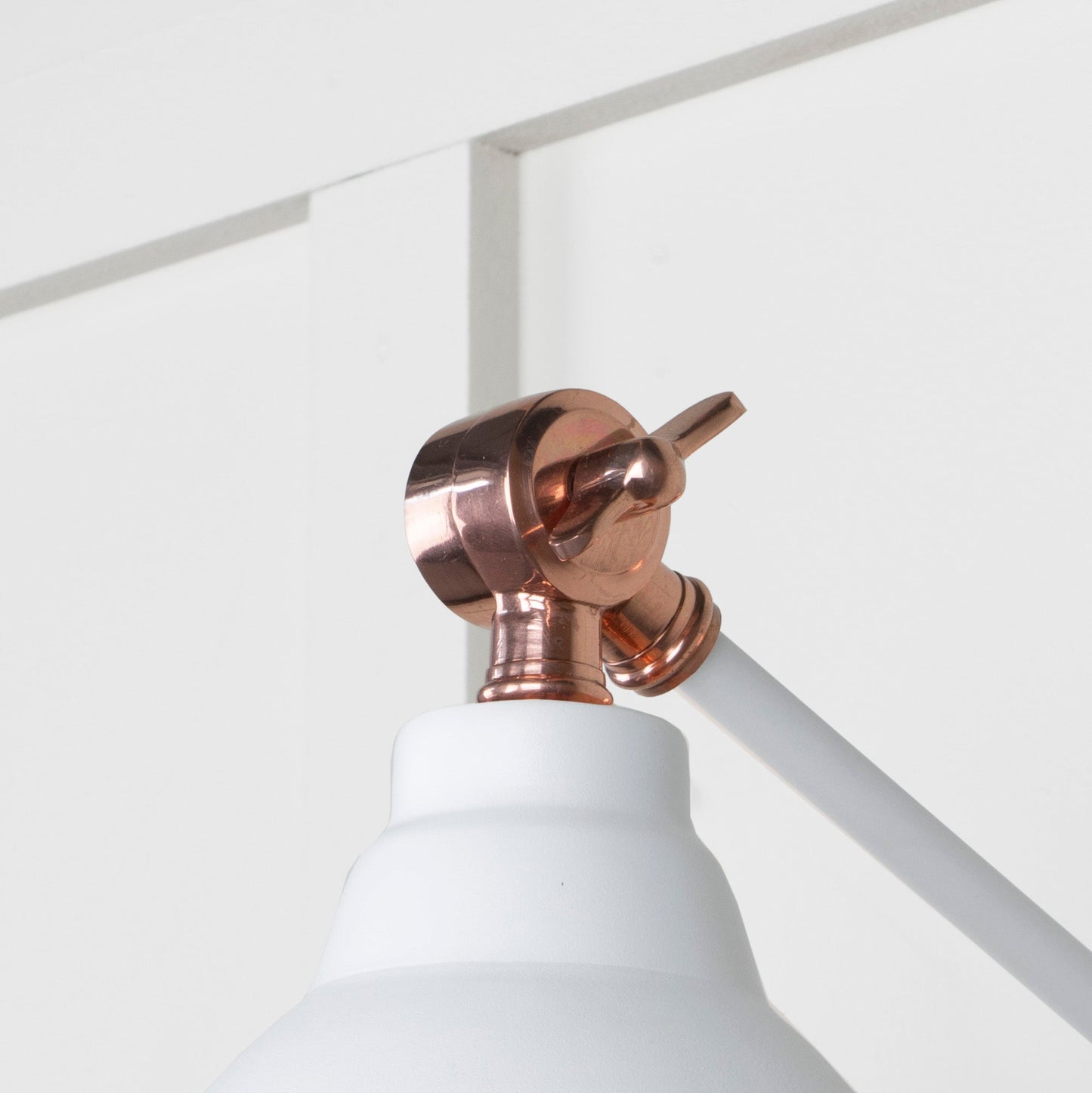 From The Anvil Hammered Copper Brindley Wall Light