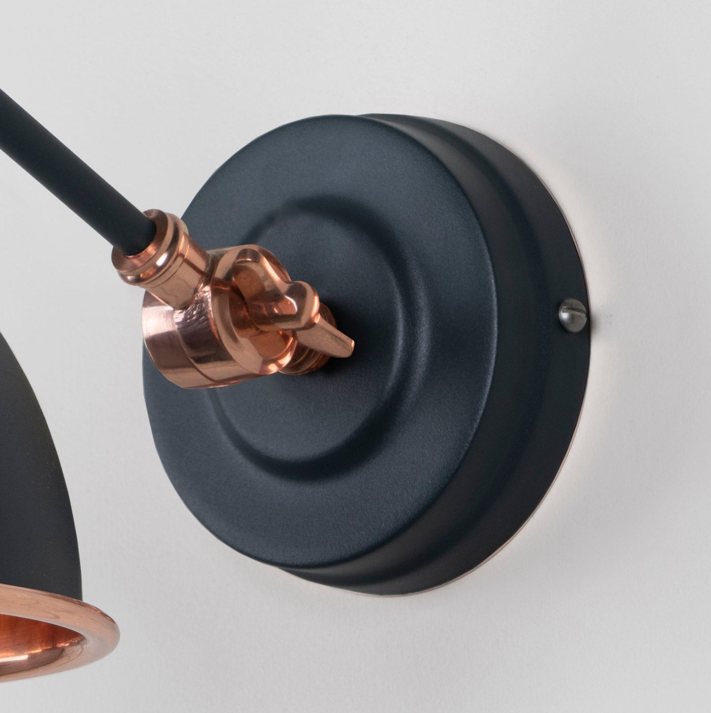 From The Anvil Hammered Copper Brindley Wall Light
