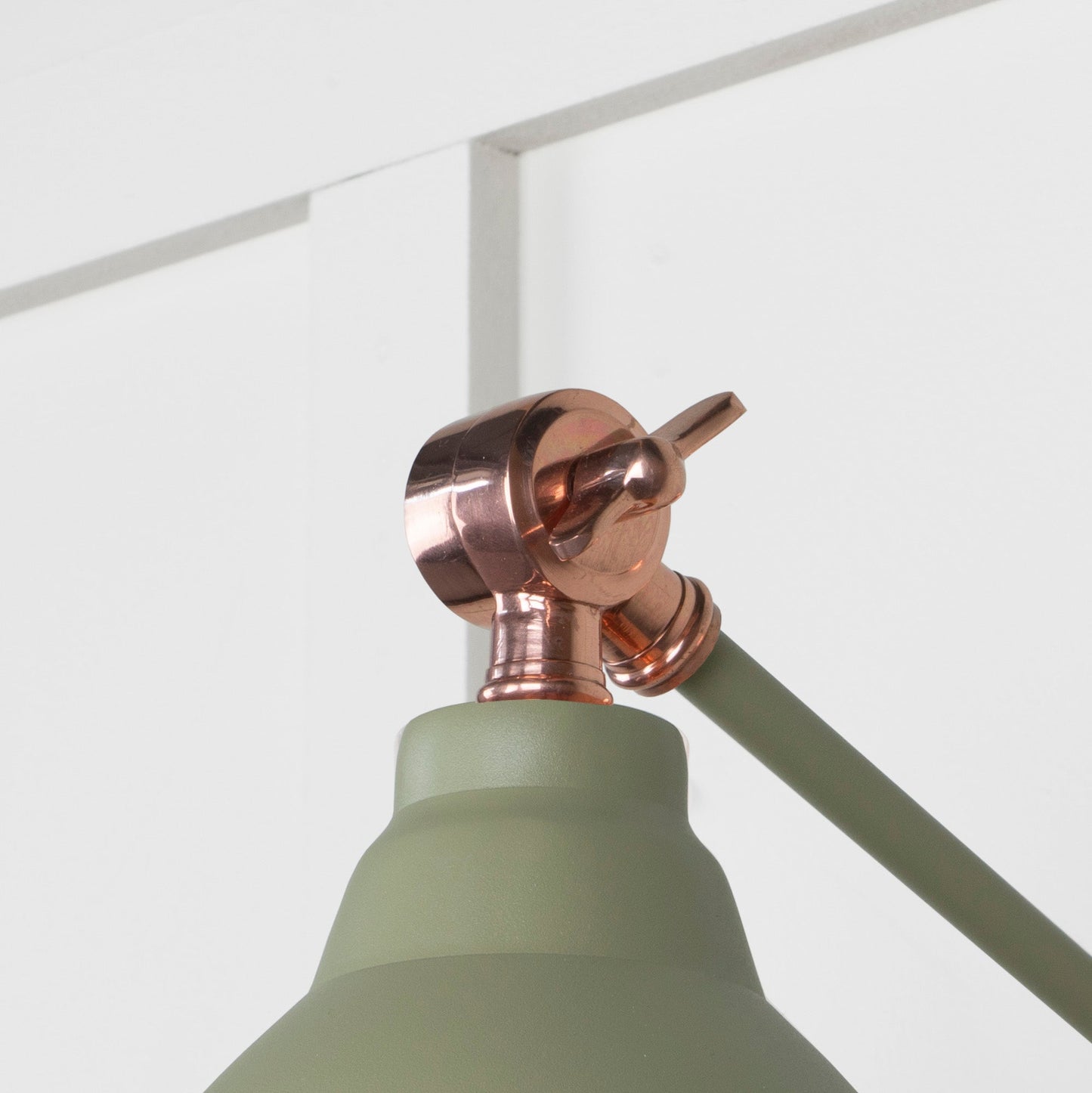 From The Anvil Hammered Copper Brindley Wall Light