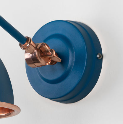 From The Anvil Hammered Copper Brindley Wall Light