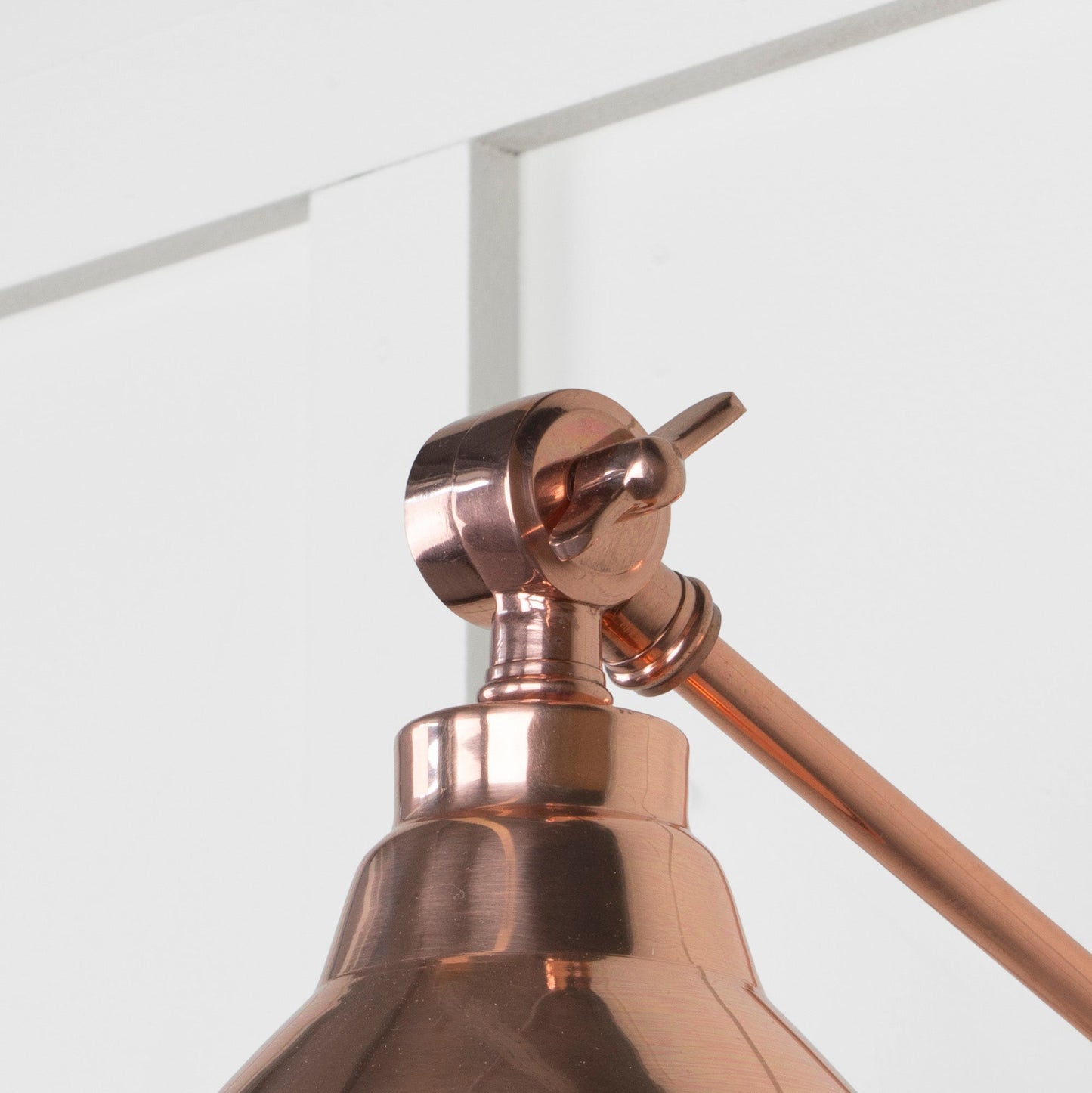 From The Anvil Hammered Copper Brindley Wall Light