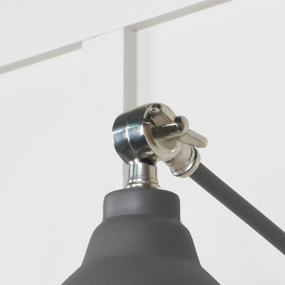 From The Anvil Hammered Nickel Brindley Wall Light
