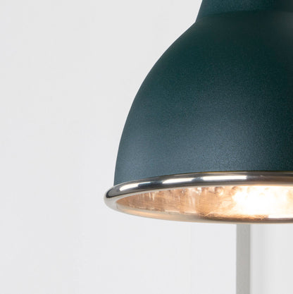 From The Anvil Hammered Nickel Brindley Wall Light