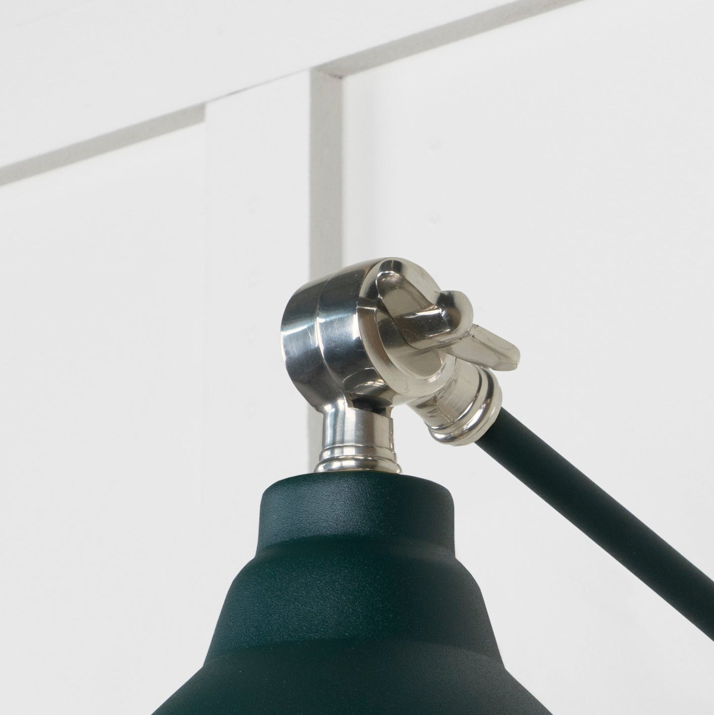 From The Anvil Hammered Nickel Brindley Wall Light