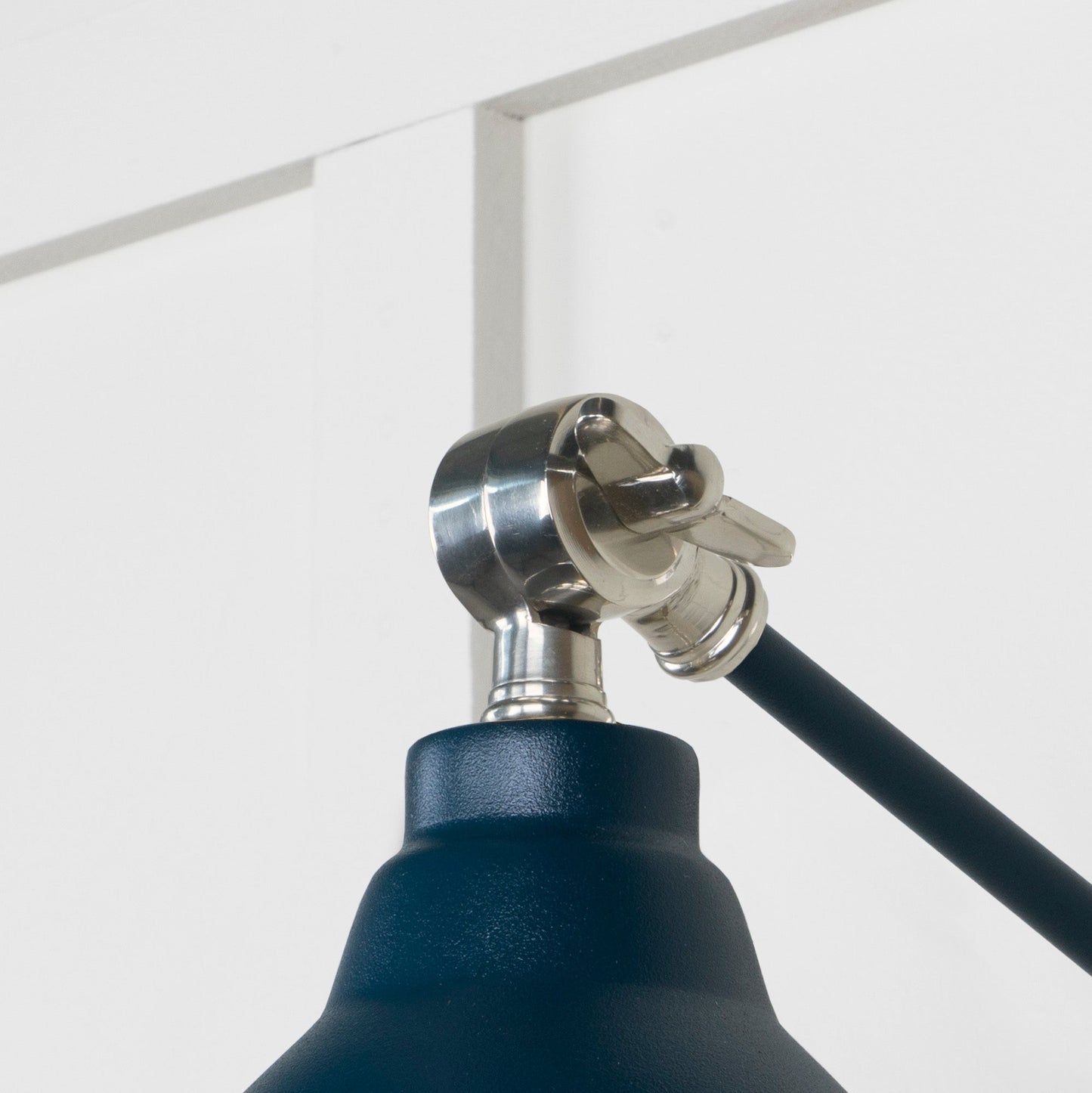 From The Anvil Hammered Nickel Brindley Wall Light