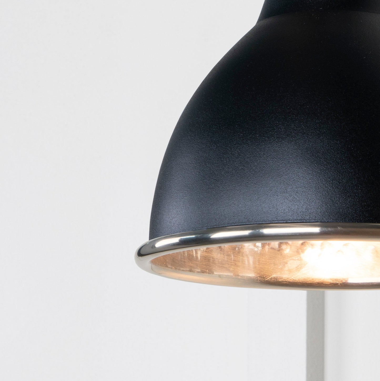 From The Anvil Hammered Nickel Brindley Wall Light