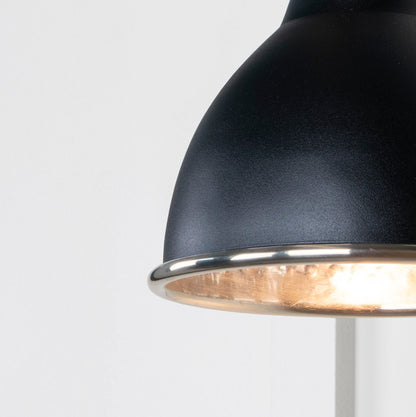 From The Anvil Hammered Nickel Brindley Wall Light