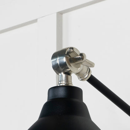 From The Anvil Hammered Nickel Brindley Wall Light