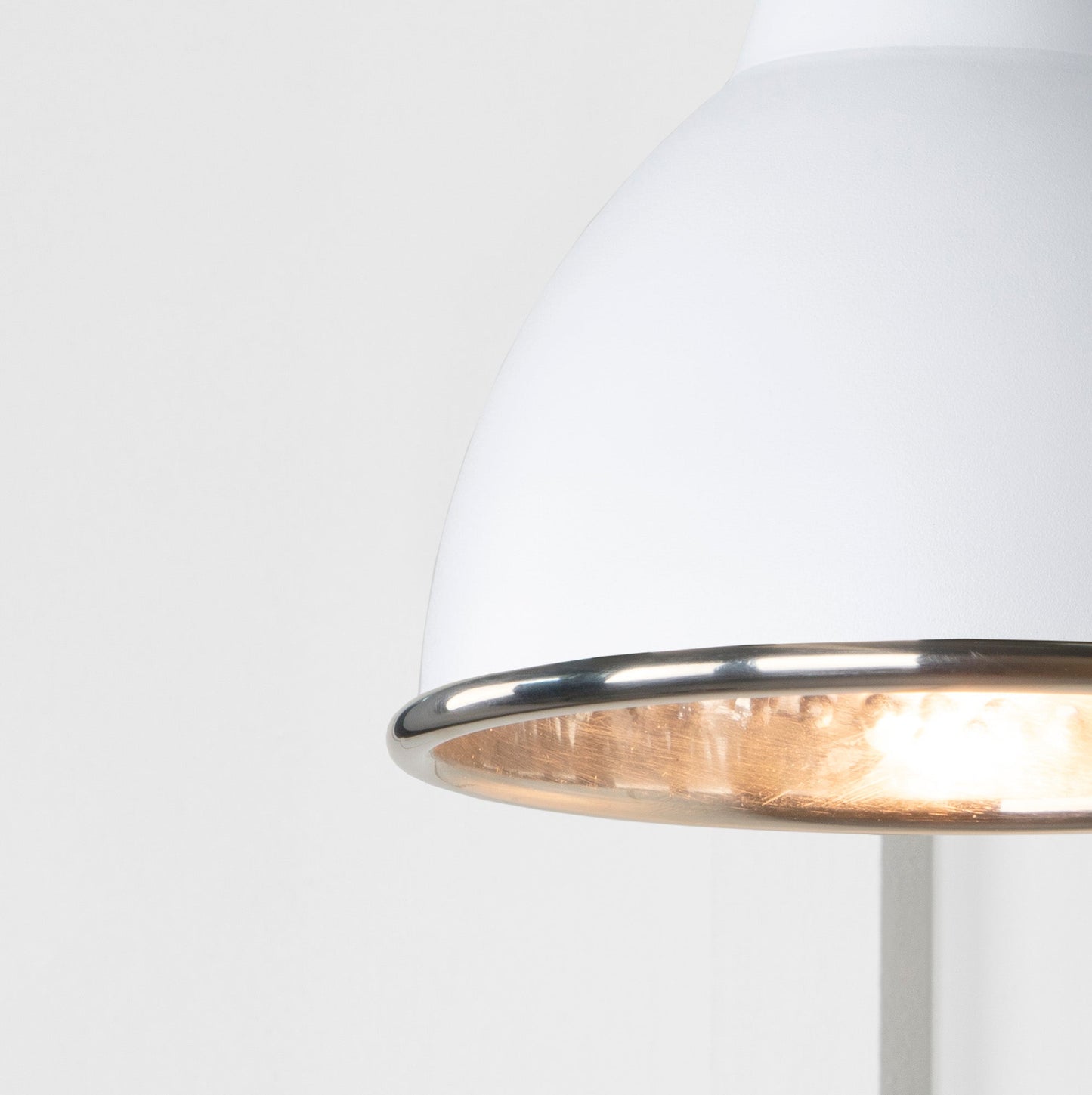 From The Anvil Hammered Nickel Brindley Wall Light