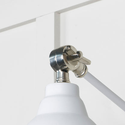 From The Anvil Hammered Nickel Brindley Wall Light