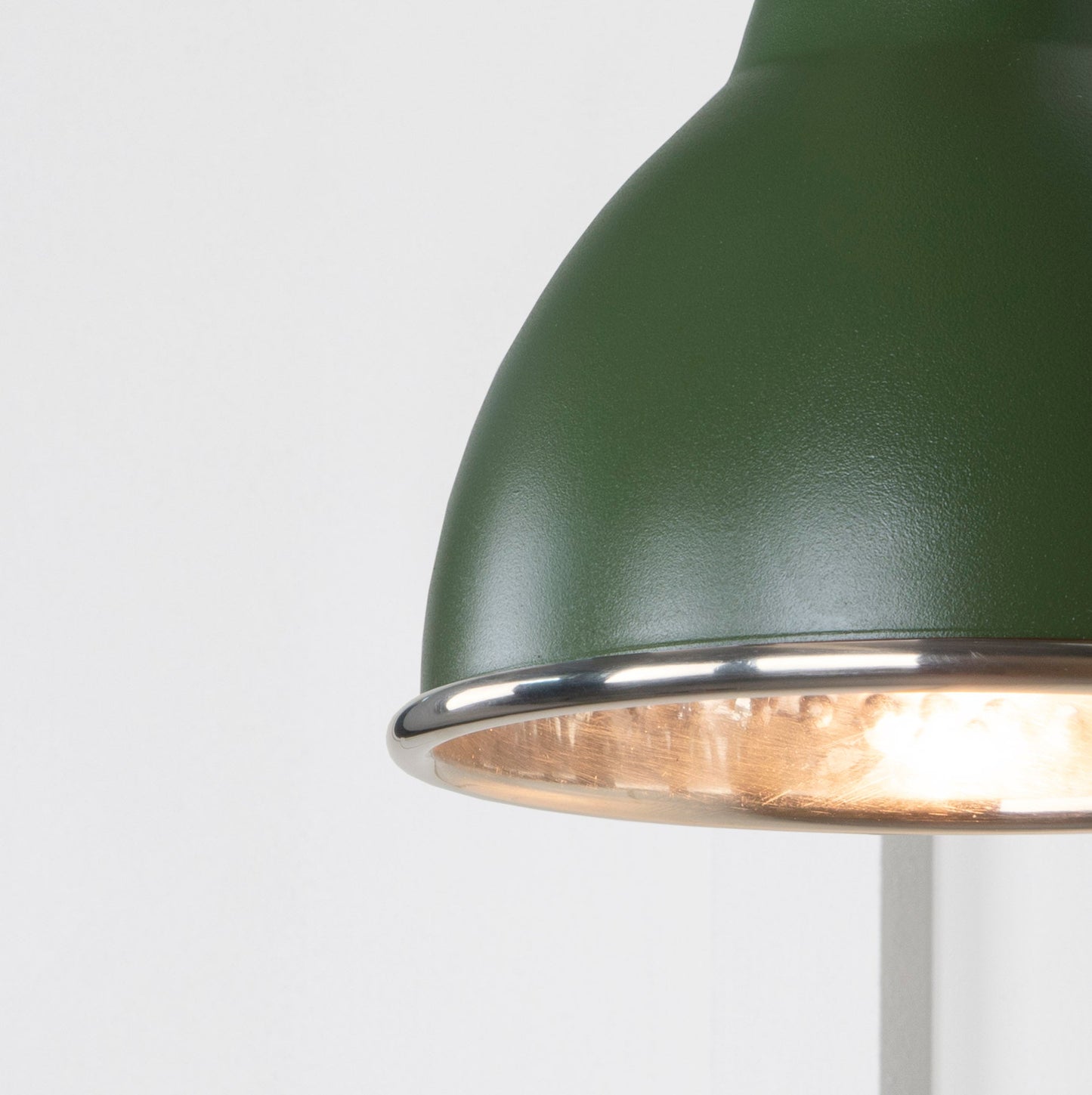 From The Anvil Hammered Nickel Brindley Wall Light