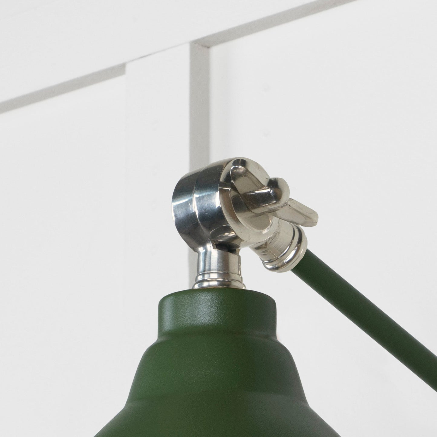 From The Anvil Hammered Nickel Brindley Wall Light