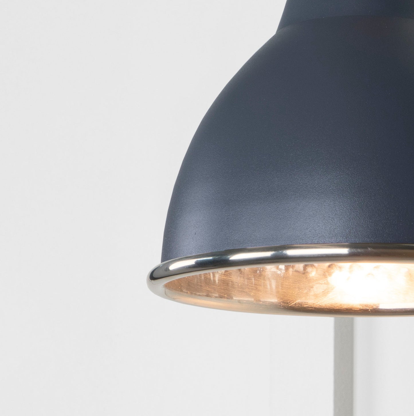 From The Anvil Hammered Nickel Brindley Wall Light