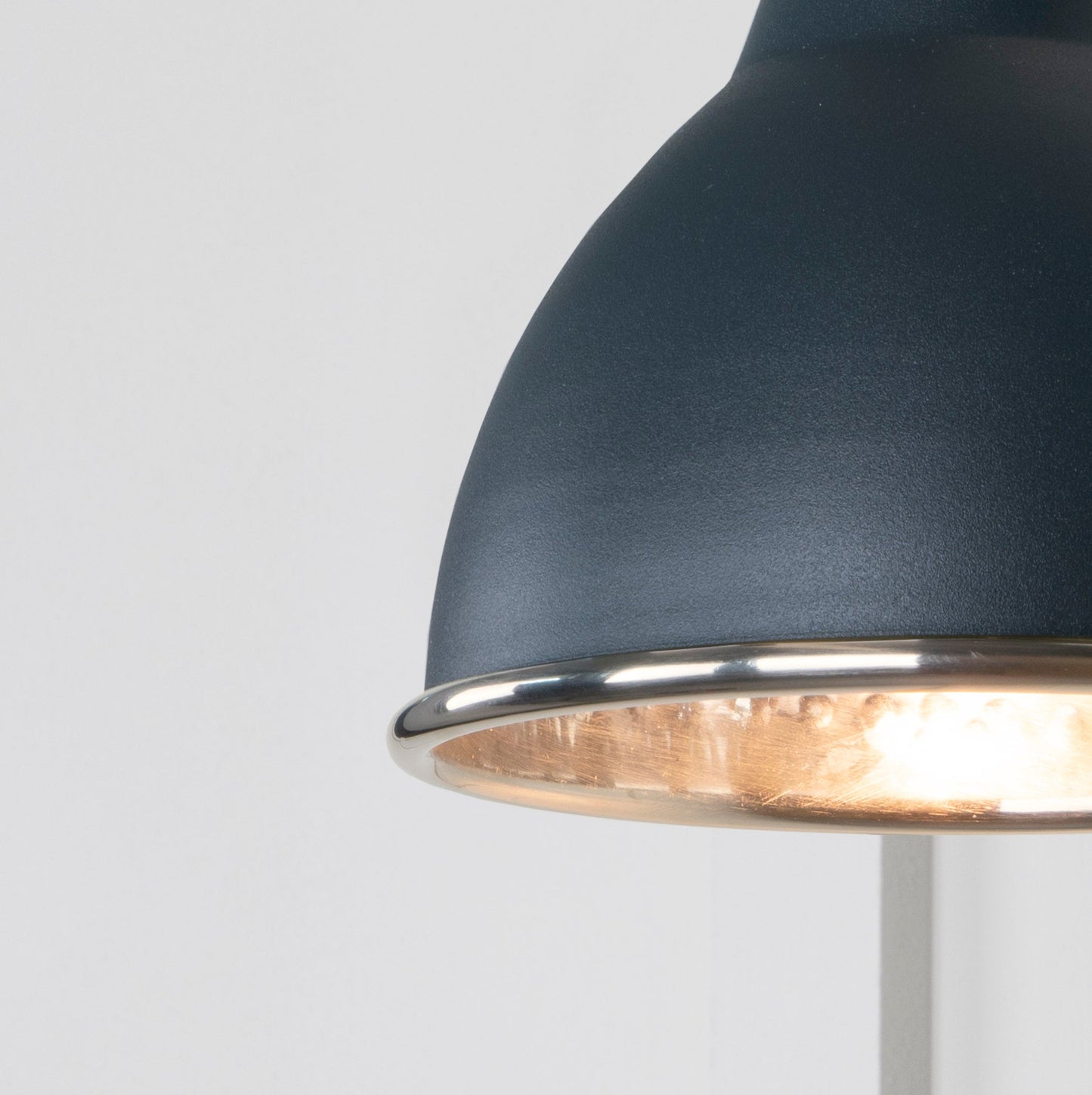 From The Anvil Hammered Nickel Brindley Wall Light
