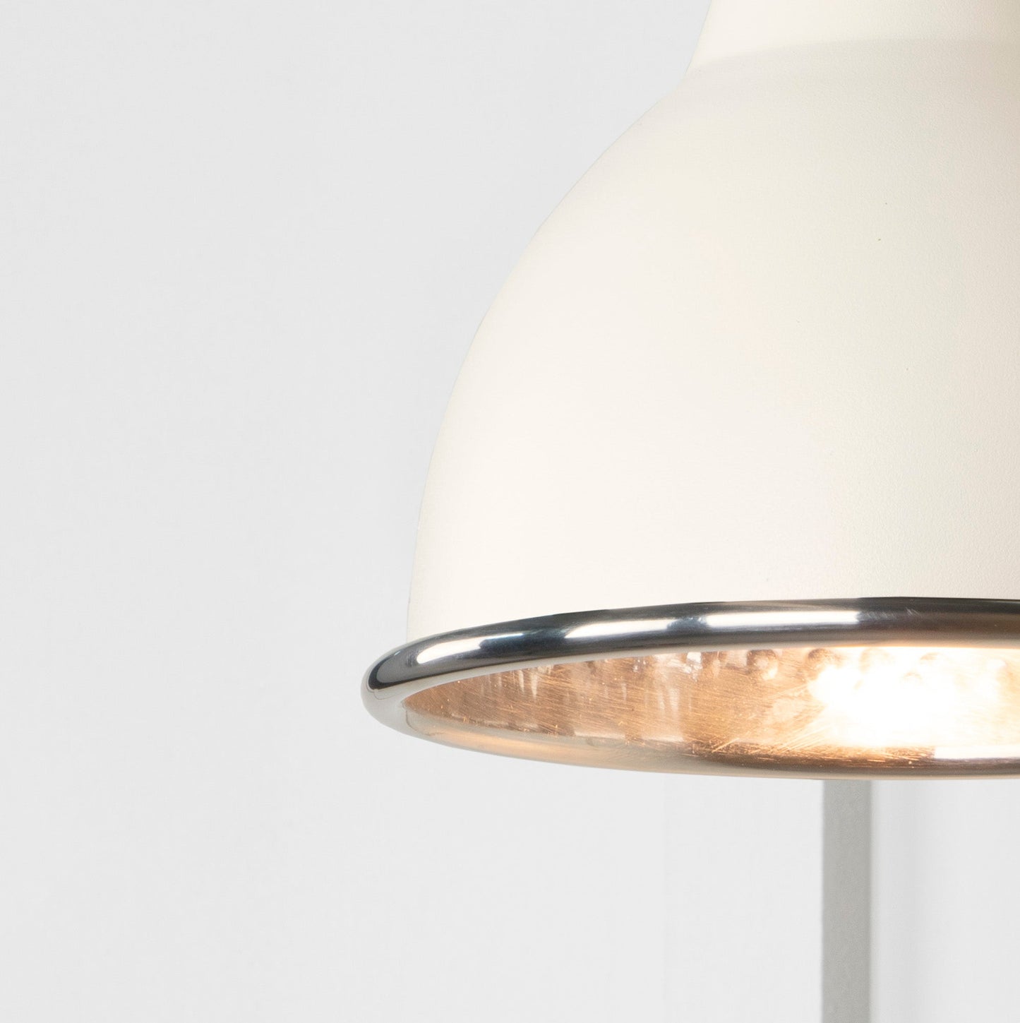 From The Anvil Hammered Nickel Brindley Wall Light