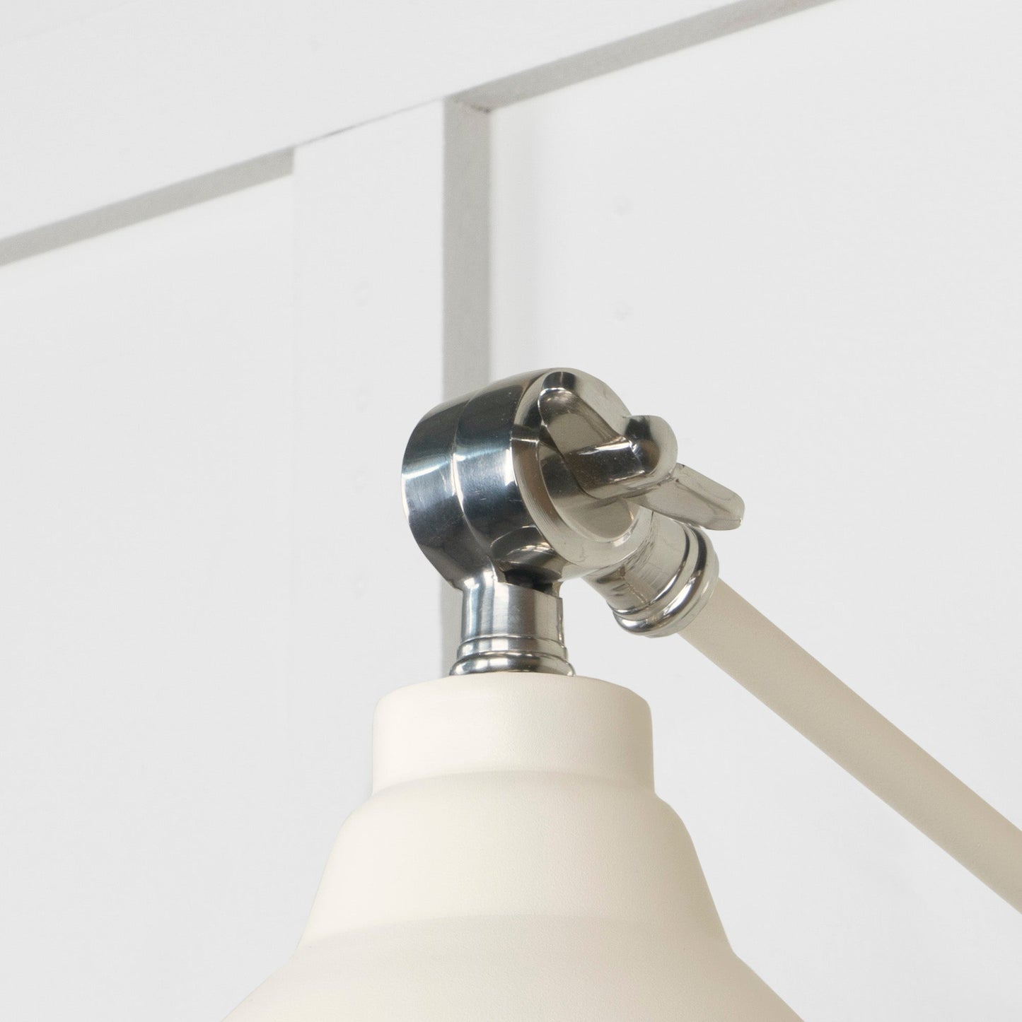 From The Anvil Hammered Nickel Brindley Wall Light