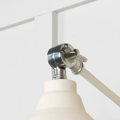 From The Anvil Hammered Nickel Brindley Wall Light