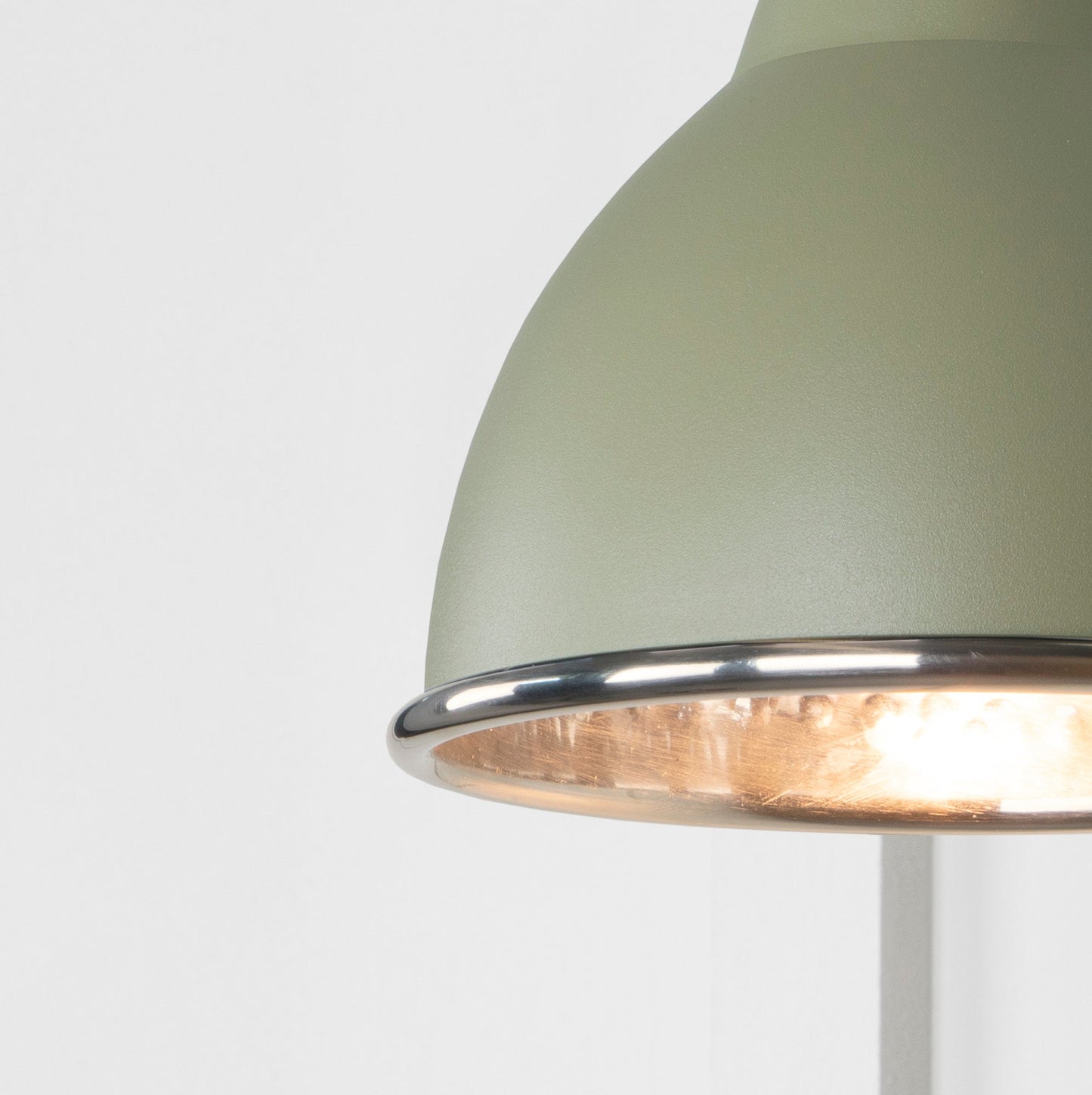From The Anvil Hammered Nickel Brindley Wall Light
