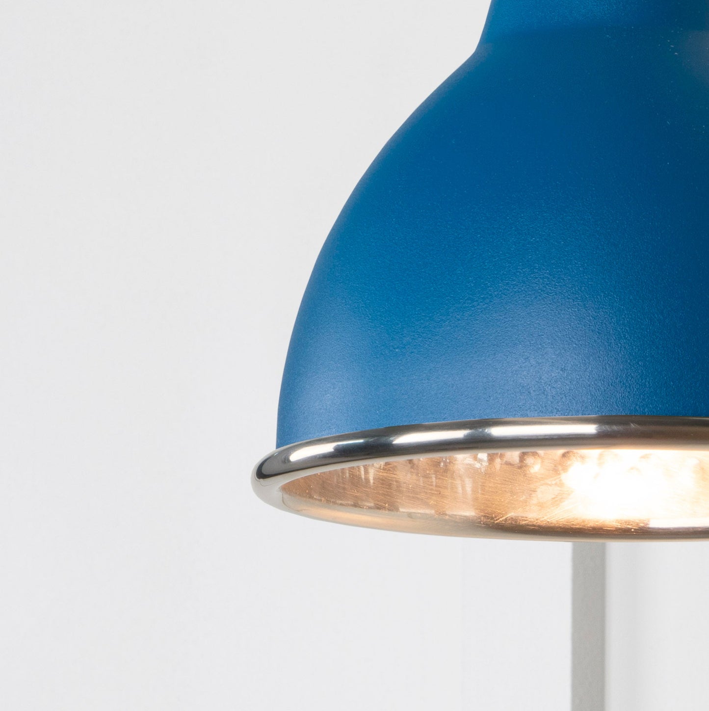 From The Anvil Hammered Nickel Brindley Wall Light