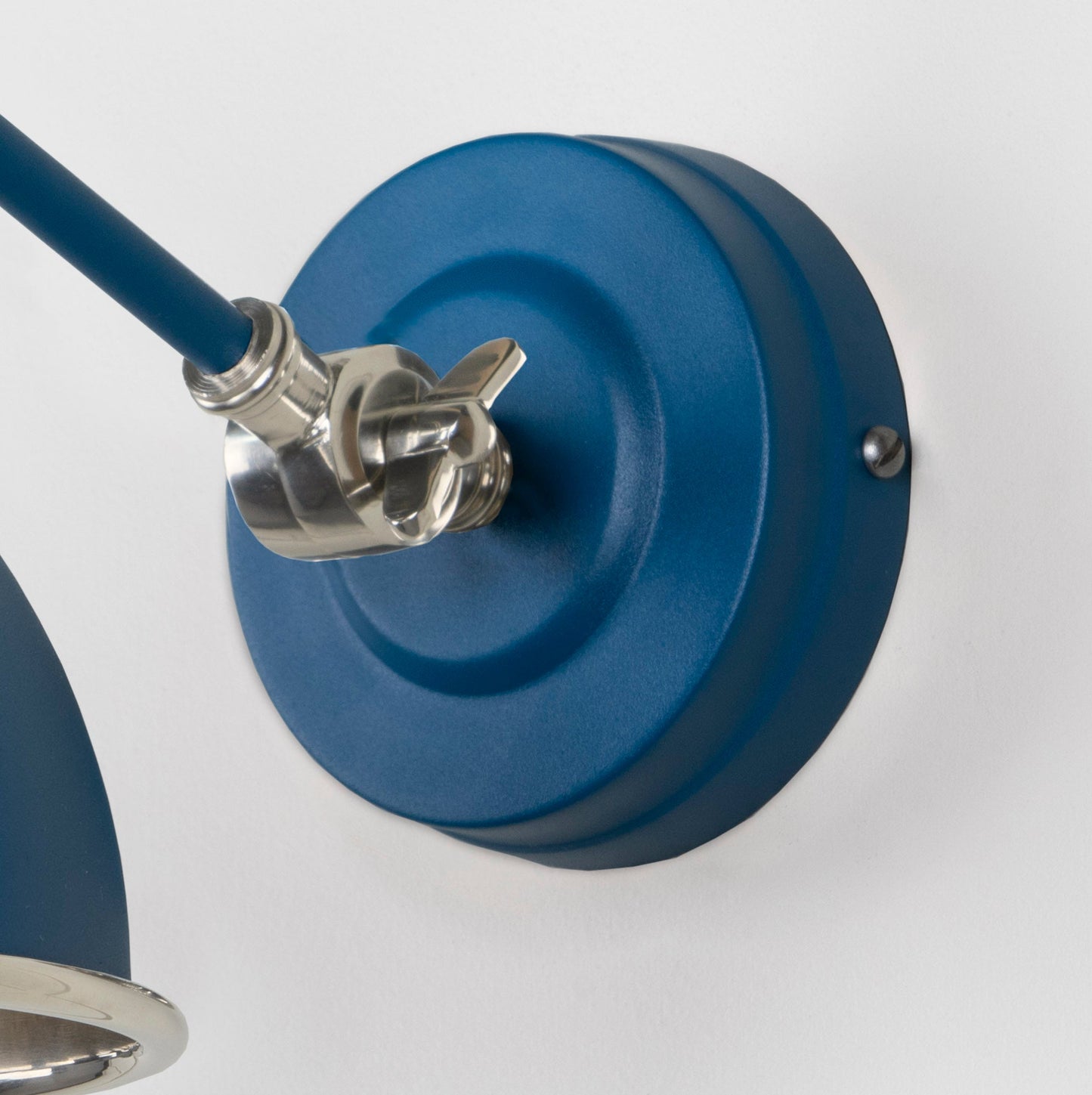 From The Anvil Hammered Nickel Brindley Wall Light