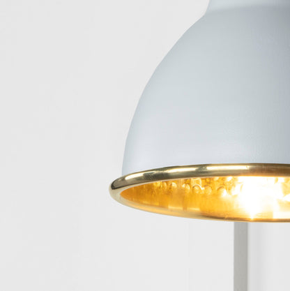 From The Anvil Hammered Brass Brindley Wall Light