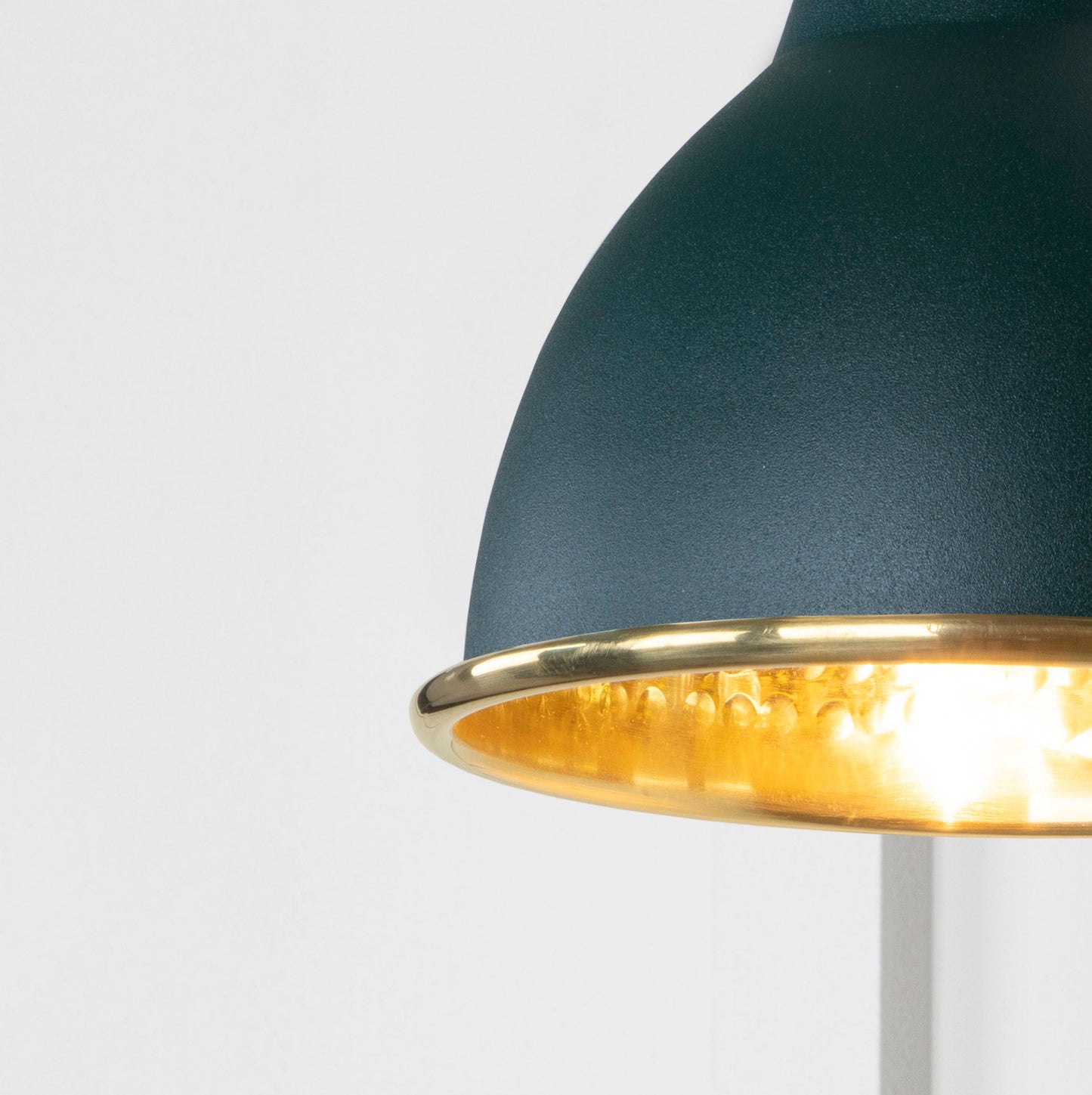 From The Anvil Hammered Brass Brindley Wall Light