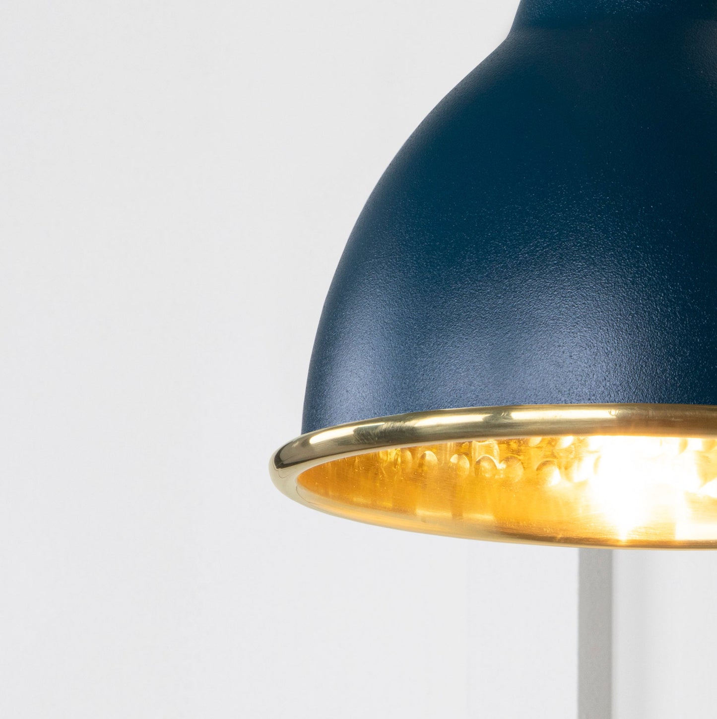 From The Anvil Hammered Brass Brindley Wall Light