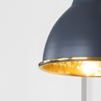From The Anvil Hammered Brass Brindley Wall Light