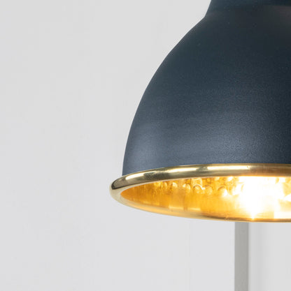 From The Anvil Hammered Brass Brindley Wall Light
