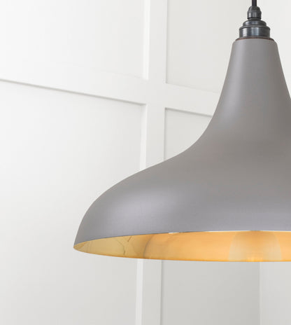 From The Anvil Smooth Brass Frankley Pendant