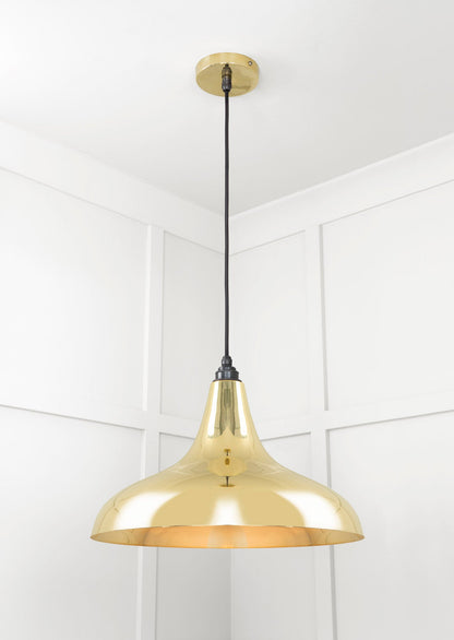 From The Anvil Smooth Brass Frankley Pendant